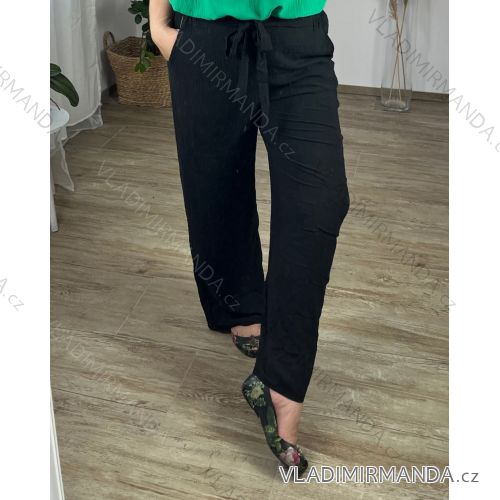 Kleid mit 3/4 Ärmeltasche für Damen (uni sl) ITALIAN Fashion IM3181746 50 schwarz