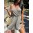 Langer, eleganter, ärmelloser Damen-Overall (Einheitsgröße S/M) ITALIAN FASHION IMWGS231166