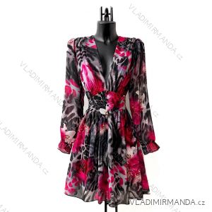 Sommerkleid Carmen aus Musselin für Damen (Einheitsgröße S/M) ITALIAN FASHION IMWE231506