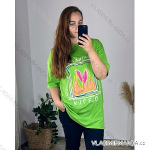 T-Shirt vayage Kurzarm Frauen (uni s / m) ITALIAN FASHIONIM420165 schwarz