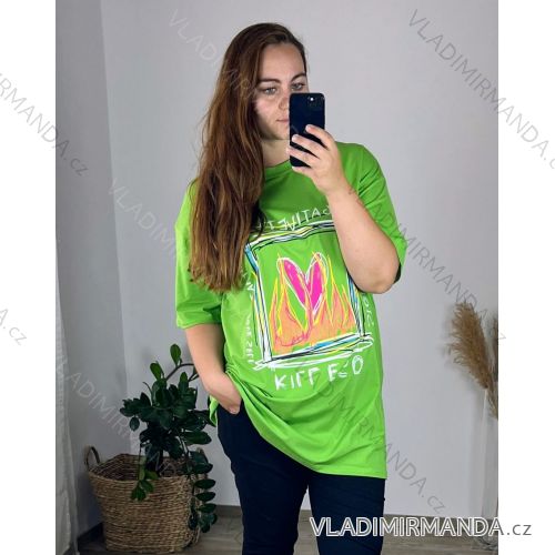 T-Shirt vayage Kurzarm Frauen (uni s / m) ITALIAN FASHIONIM420165 schwarz