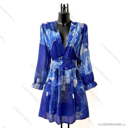 Sommerkleid Carmen aus Musselin für Damen (Einheitsgröße S/M) ITALIAN FASHION IMWE231506