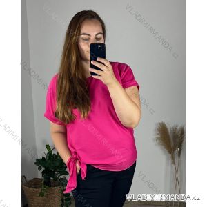 Shirt verlängert 3/4 Langarm Damen (L/XL/2XL ONE SIZE) ITALIAN FASHION IM423025