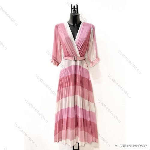 Langärmeliges Sommerkleid für Damen (Einheitsgröße S/M) ITALIAN FASHION IMPES238990