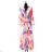 Langärmeliges Sommerkleid für Damen (Einheitsgröße S/M) ITALIAN FASHION IMPES238990 květovaná S / M