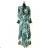 Langärmeliges Sommerkleid für Damen (Einheitsgröße S/M) ITALIAN FASHION IMPES238990 dunkelgrün S / M