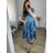 Sommerkleid Carmen aus Musselin für Damen (Einheitsgröße S/M) ITALIAN FASHION IMWE231506 -   weiß -   56/58