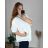 Shirt verlängert 3/4 Langarm Damen (L/XL/2XL ONE SIZE) ITALIAN FASHION IM423025