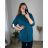 Langärmliges Hemd für Damen in großen Größen 2XL ONE SIZE) ITALIAN FASHION IMC22808