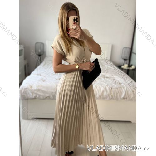 Shirt verlängert 3/4 Langarm Damen (L/XL/2XL ONE SIZE) ITALIAN FASHION IM423025
