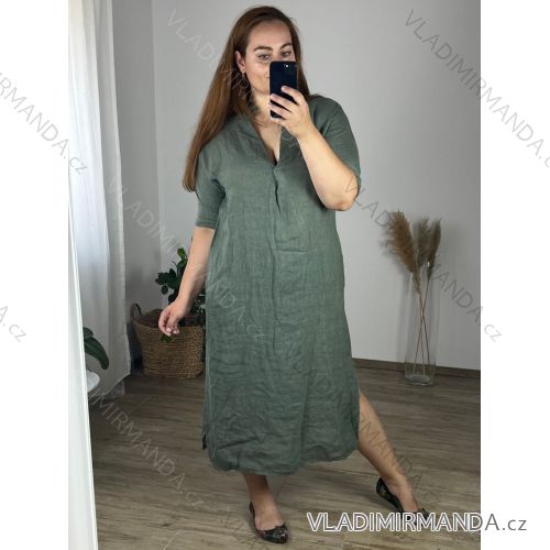 Langarm-Hemdkleid für Damen (S/M EINHEITSGRÖSSE) ITALIAN FASHION IMWD232607
