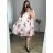 Langarm-Hemdkleid für Damen (S/M EINHEITSGRÖSSE) ITALIAN FASHION IMWD232607 -   weiß -   56/58