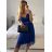 Elegantes Sommerkleid mit Trägern für Damen (Einheitsgröße S/M) ITALIAN FASHION IMPSH222053A/DU -   rot Ziegel -   S / M