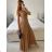 Langes Party-Elegantes Sommerkleid für Damen (Einheitsgröße S/M) ITALIAN FASHION IMPSH233584 Rosa S/M