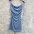 Langes trägerloses Pailletten-Partykleid für Damen (S/M EINHEITSGRÖSSE) ITALIAN FASHION IMPMD2360600