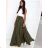 Langer Damenrock (S / M ONE SIZE) ITALIAN FASHION IMPDY22ZZ2836