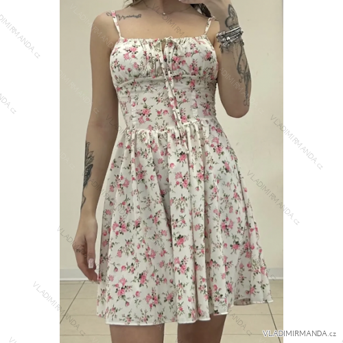 Trägerloses langes Partykleid für Damen (Einheitsgröße S/M) ITALIAN FASHION IMPSH2360055