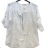 Damen-Tunika mit kurzen Ärmeln in Übergröße (Einheitsgröße S/M) ITALIAN FASHION IMPSH2322161