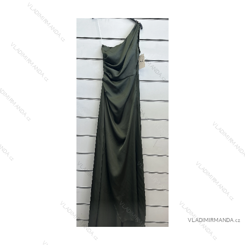 Trägerloses langes Partykleid für Damen (Einheitsgröße S/M) ITALIAN FASHION IMPSH2360055