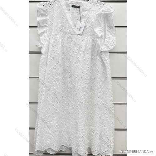 Langes trägerloses Pailletten-Partykleid für Damen (Einheitsgröße S/M) ITALIAN FASHION IMPSH233348