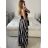 Langes ärmelloses Sommerkleid für Damen (Einheitsgröße S/M) ITALIAN FASHION IMM23M3667