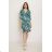 Langärmeliges Sommerkleid für Damen (Einheitsgröße S/M) ITALIAN FASHION IMPES238990 türkis S / M