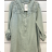 Damen-Tunika mit kurzen Ärmeln in Übergröße (Einheitsgröße S/M) ITALIAN FASHION IMPSH2322161