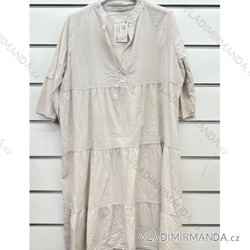 Langes trägerloses Pailletten-Partykleid für Damen (Einheitsgröße S/M) ITALIAN FASHION IMPSH233348