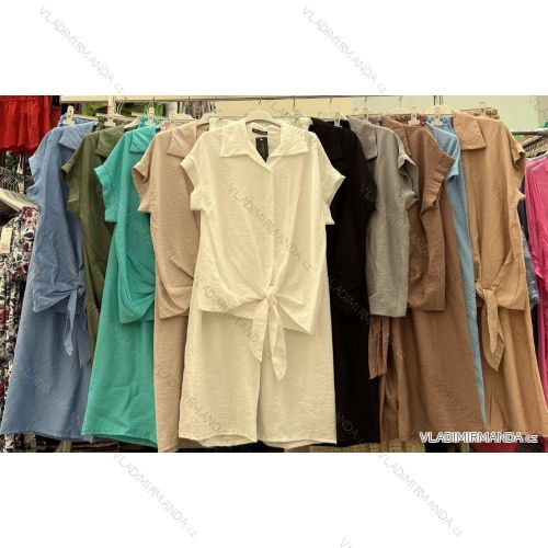 Langarm-Tunika-Hosen-Set für Damen (Einheitsgröße S/M/L) ITALIAN FASHION IMWBS24271