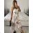 Kleid mit 3/4 Ärmeltasche für Damen (uni sl) ITALIAN Fashion IM3181746