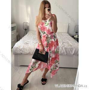 Kleid mit 3/4 Ärmeltasche für Damen (uni sl) ITALIAN Fashion IM3181746