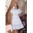 Sommer kurzes Damenkleid (uni s-m) ITALIAN FASHION IMM20127