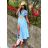 Kurzärmliges Damen-Hemdkleid mit Gürtel (S/M ONE SIZE) ITALIAN FASHION IMM23BR1985