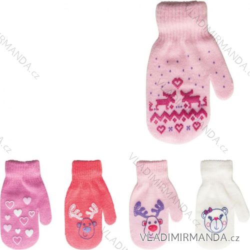 Kleinkind Jungen gestrickte gestrickte Handschuhe (0-12 Finger) YO R-115A / GIR