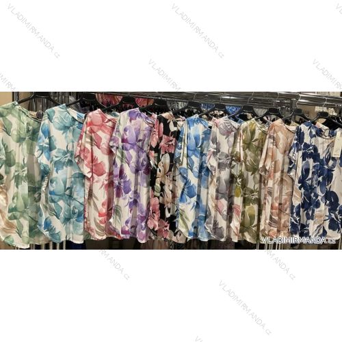 Carmen Sommer Sommer Schulterkleid (UNI S / M) ITALIENISCHE MODE IMM20628
