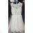 Elegantes, ärmelloses, kurzes Ball- und Partykleid für Damen (Einheitsgröße S/M) ITALIAN FASHION IMM22PL19801KR