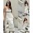 Langes trägerloses Sommerkleid aus Satin für Damen (S / M / L ONE SIZE) ITALIAN FASHION IMM22694