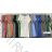 Langes Chiffon-Kurzarmkleid für Damen (S/M ONE SIZE) ITALIAN FASHION IMWGM23456
