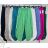 Aladdin Haremshose Sommer lang Damen (48/50 EINHEITSGRÖSSE) ITALIAN FASHION IM424438