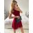 Šaty letní na ramínka dámské (S/M ONE SIZE) ITALSKÁ MÓDA IMPBB22B21841 S/M altrosa
