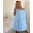Šaty košilové oversize krátký rukáv dámské (M/L//XL ONE SIZE) ITALSKÁ MÓDA IM422525