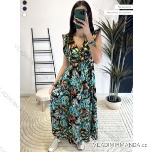 Sommerkleid Carmen aus Musselin für Damen (Einheitsgröße S/M) ITALIAN FASHION IMWE231506