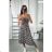 Sommerkleid Carmen aus Musselin für Damen (Einheitsgröße S/M) ITALIAN FASHION IMWE231506