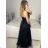 Trägerloses langes Partykleid für Damen (Einheitsgröße S/M) ITALIAN FASHION IMPSH2360055 lila S / M