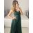 Trägerloses langes Partykleid für Damen (Einheitsgröße S/M) ITALIAN FASHION IMPSH2360055 lila S / M