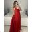 Trägerloses langes Partykleid für Damen (Einheitsgröße S/M) ITALIAN FASHION IMPSH2360055 -   růžová starorůžová -   S / M