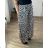 Damen-Set aus langen Hosen und Langarmhemd in Übergröße (L/XL/2XL Einheitsgröße) POLISH FASHION IMWT23BELLA -   hnědá gepard -