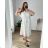 Kurzärmliges Damenkleid in Übergröße (3XL/4XL ONE SIZE) ITALIAN FASHION IMWT23201