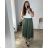 Damen Warmes Langarmkleid (L / XL ONE SIZE) ITALIAN FASHION IM421MIA