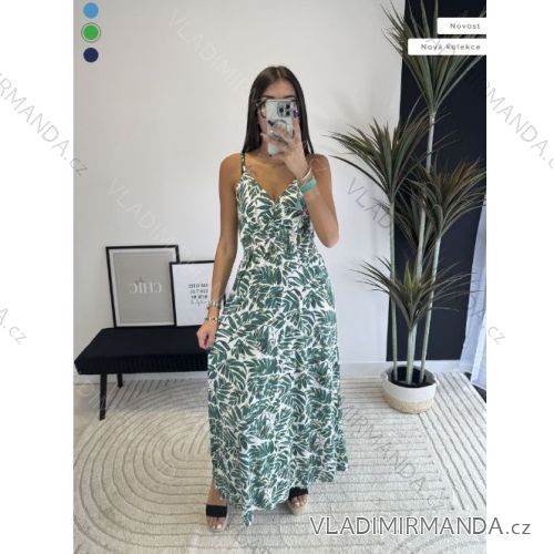 Sommerkleid Carmen aus Musselin für Damen (Einheitsgröße S/M) ITALIAN FASHION IMWE231506